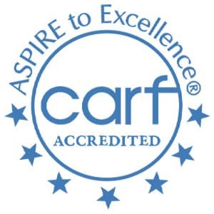 CARF accreditation logo