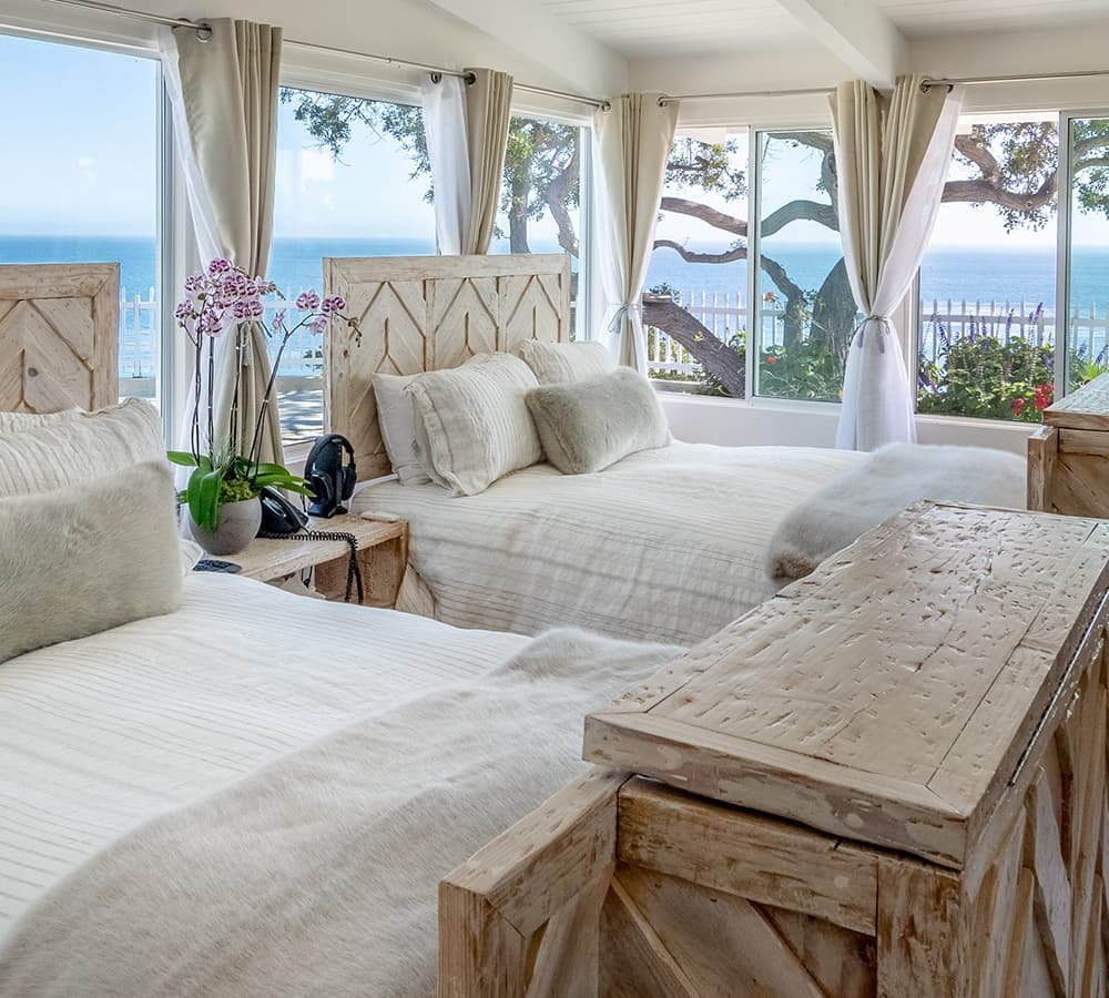Semi-private bedrooms at Passages Malibu